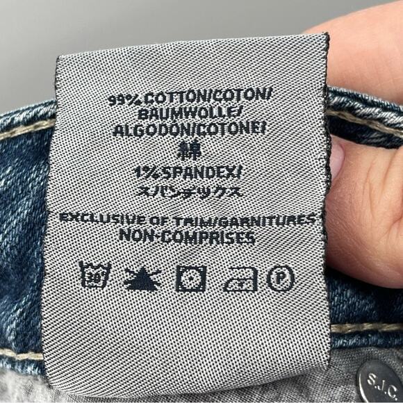 Silver Jeans Distressed Berkley Western Festival Jeans Medium Wash Size 31/30 - Picture 6 of 7